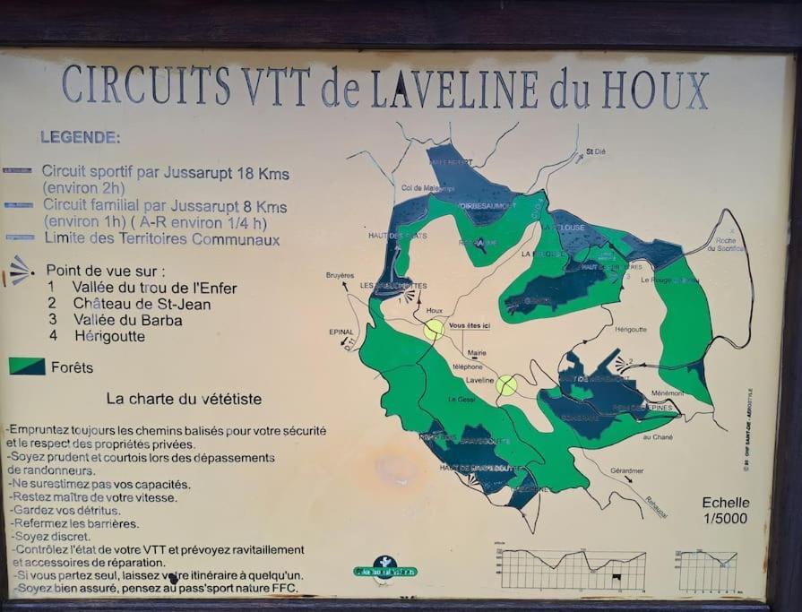 Gite Spa "La Foret Argentee" Proche Gerardmer Laveline-du-Houx Exterior foto